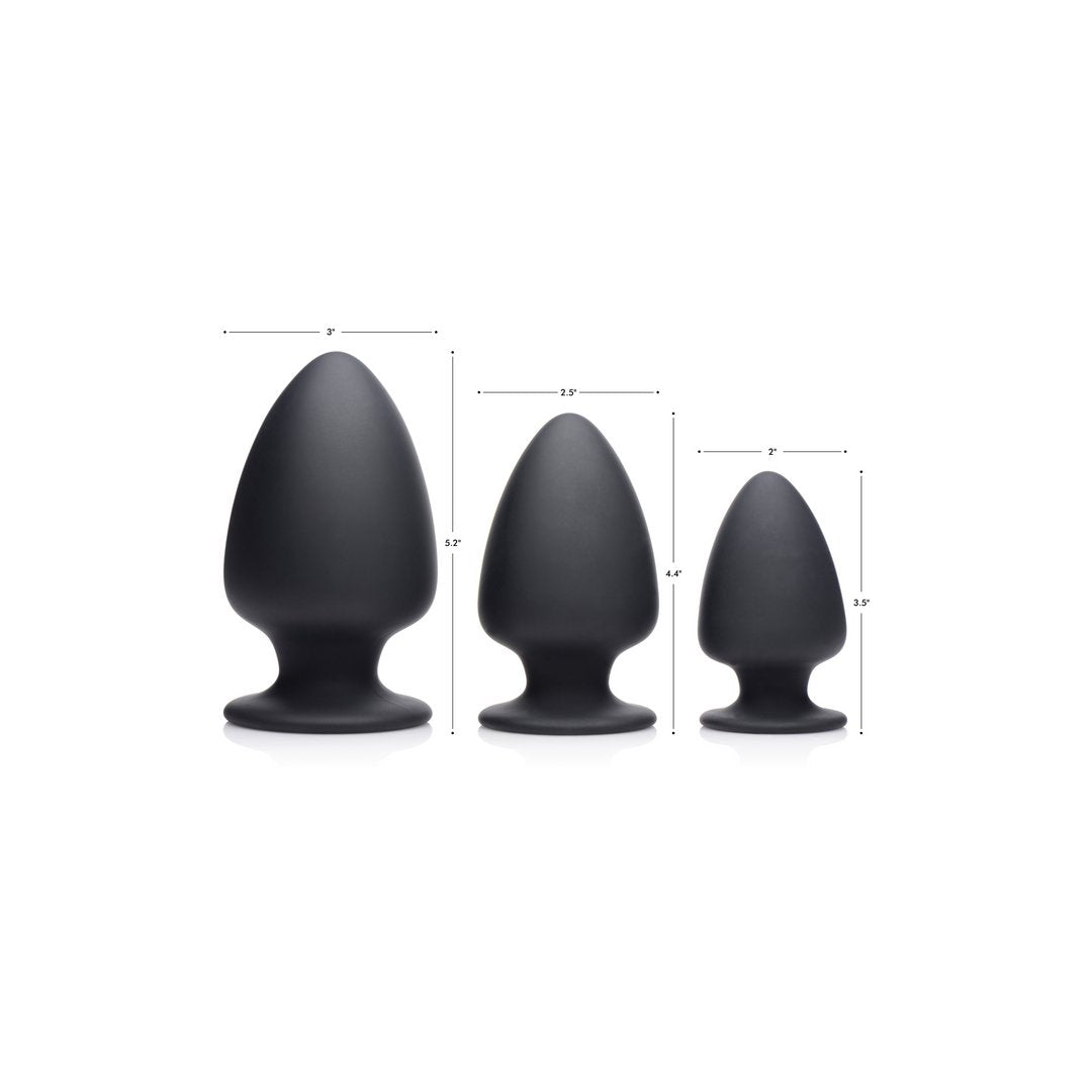 Anaal Plug Met Zuignap - Medium Zwart - EroticToyzButtplugs Anale Dildo's Niet VibrerendXR Brands