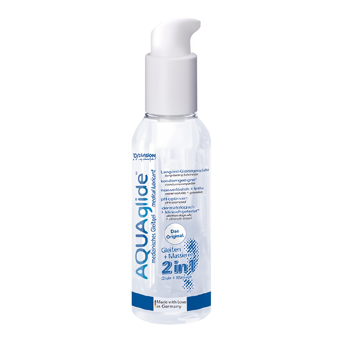 AQUAglide 2 in 1 - 125 ml - EroticToyzProducten,Veilige Seks, Verzorging Hulp,Glijmiddelen,Glijmiddelen op Waterbasis,Massage,Massage OliÃ«n,,GeslachtsneutraalJoydivision