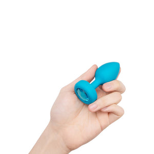 'Aquamarine Vibrerende Butt Plug met 15 Patronen - S/M - Blauw' - EroticToyzButtplugs Anale Dildo's VibrerendCOTR Inc.