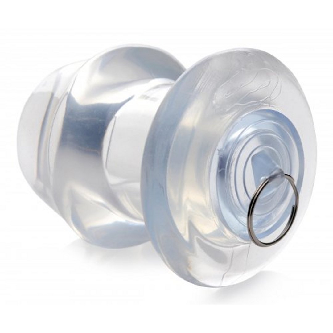 'Ass Bung Clear Hollow Anale Dilatator met Plug 8,9 cm - Transparant' - EroticToyzDilatatorsetsXR Brands