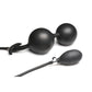 Ass Rattler - Weighted Inflatable Silicone Anal Plug - Black - EroticToyzProducten,Toys,Anaal Toys,Buttplugs Anale Dildo's,Buttplugs Anale Dildo's Niet Vibrerend,Dildos,Opblaasbaar,Nieuwe Producten,,GeslachtsneutraalXR Brands