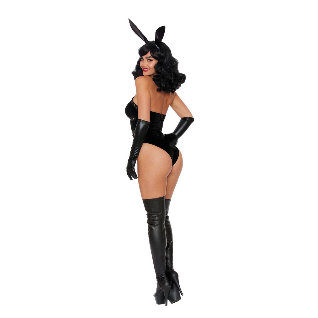 Bad Girl Bunny - L - Black - EroticToyzProducten,Lingerie,Rollenspel Kostuums,Kostuums,,VrouwelijkDreamgirl