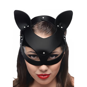 Bad Kitten - Leather Cat Mask - EroticToyzProducten,Toys,Fetish,Maskers,Fetish Masker,,GeslachtsneutraalXR Brands