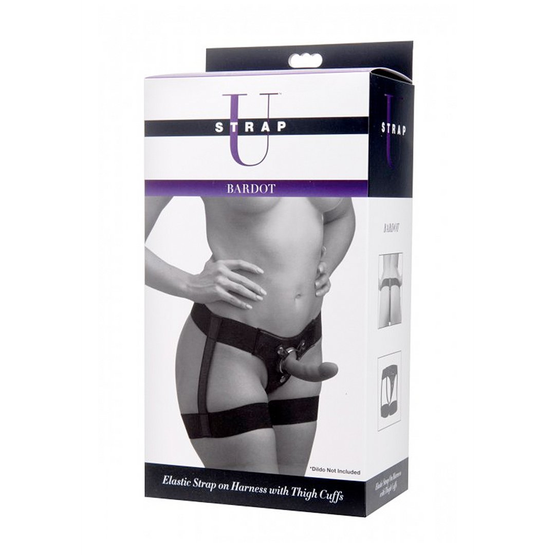 Bardot Elastic StrapOn Harness with Thigh Straps - EroticToyzHarnassenXR Brands