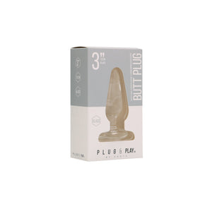 Basic Butt Plug - 8 cm - EroticToyzProducten,Toys,Anaal Toys,Buttplugs Anale Dildo's,Buttplugs Anale Dildo's Niet Vibrerend,,GeslachtsneutraalPlug Play by Shots