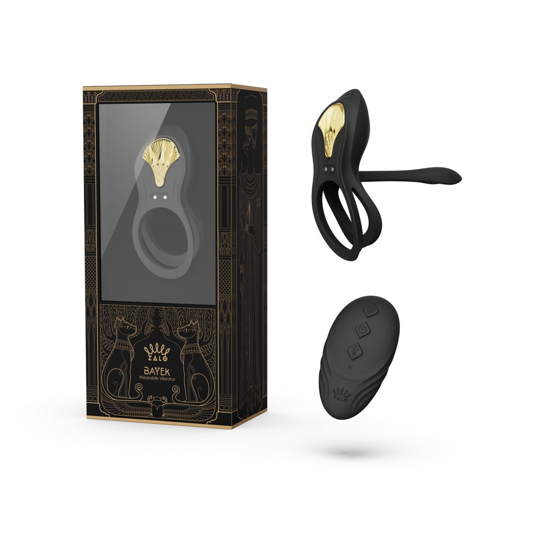 BAYEK - Wearable Vibrator - Obsidian Black - EroticToyzProducten,Toys,Toys voor Koppels,Vibrerende Cockringen,Vibrators,Clitoris Stimulator,Tip Vibrator,Luxe Vibrator,,GeslachtsneutraalZalo