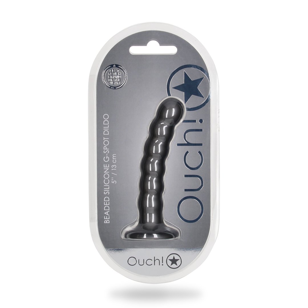 Beaded Silicone G - 13 cm - EroticToyzProducten,Toys,Dildos,Siliconen Dildo's,,Ouch! by Shots