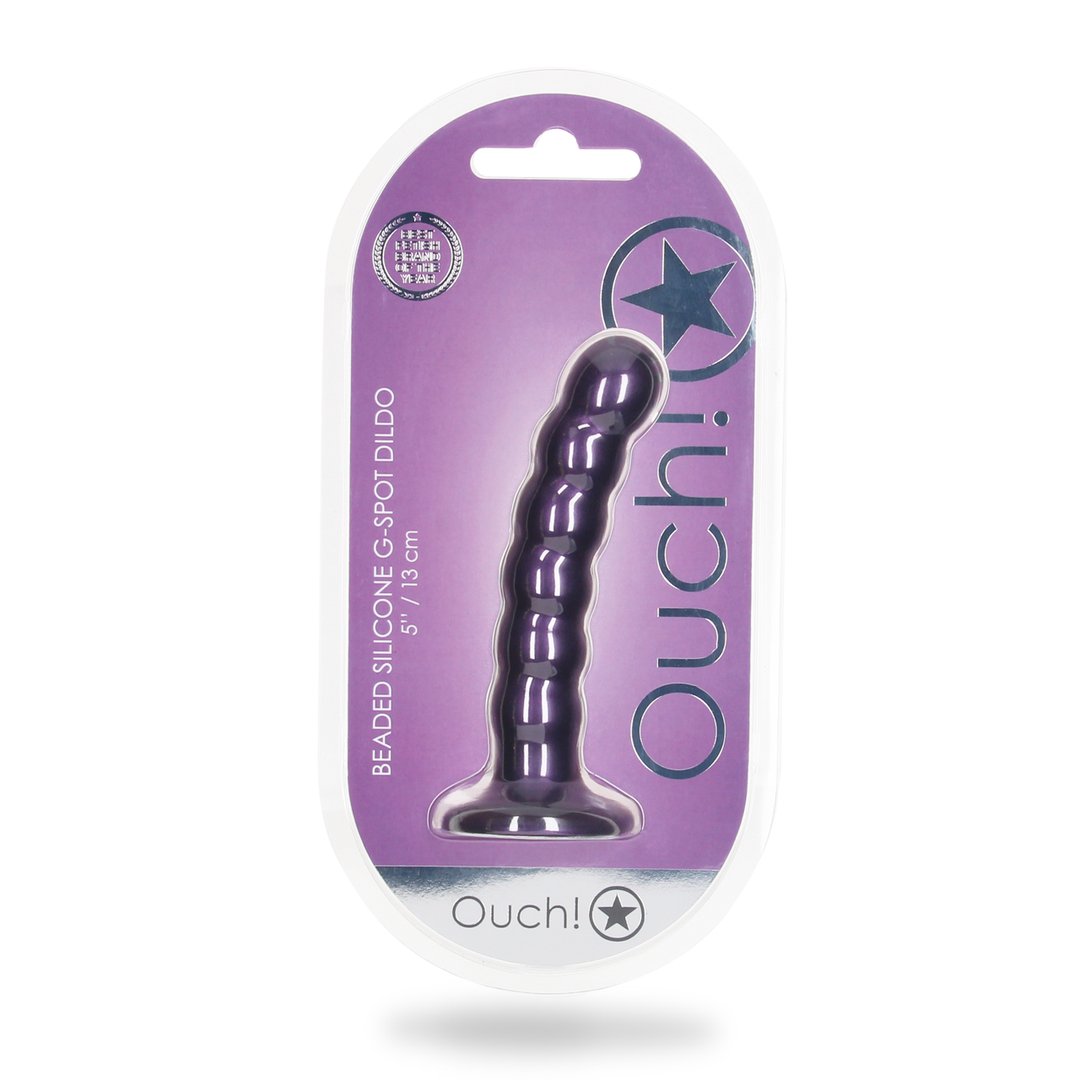 Beaded Silicone G - 13 cm - EroticToyzProducten,Toys,Dildos,Siliconen Dildo's,,Ouch! by Shots