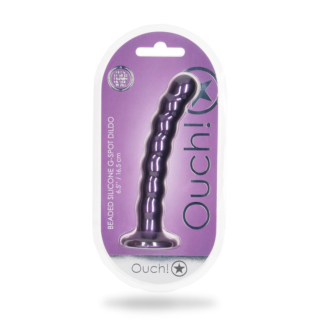 Beaded Silicone G - 16,5 cm - EroticToyzProducten,Toys,Dildos,Siliconen Dildo's,,Ouch! by Shots