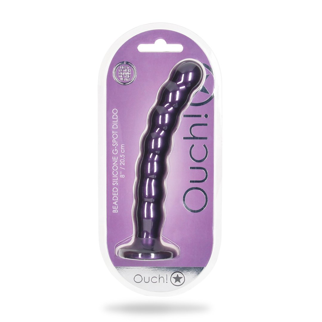 Beaded Silicone G - 20,5 cm - EroticToyzProducten,Toys,Dildos,Siliconen Dildo's,,Ouch! by Shots