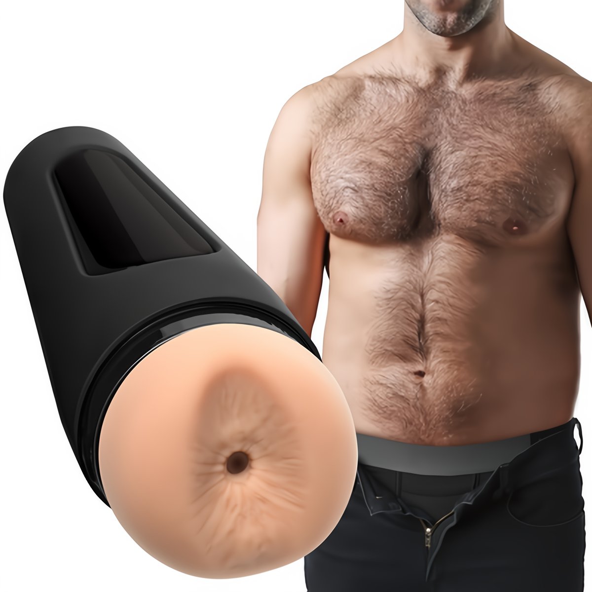 Bear - ULTRASKYN Masturbator Ass - EroticToyzProducten,Toys,Toys voor Mannen,Masturbators Strokers,Anus Masturbator,Handmatige Masturbator,,GeslachtsneutraalDoc Johnson