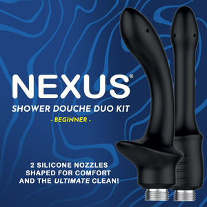 Beginner - Shower Douche Duo Kit - Black - EroticToyzProducten,Veilige Seks, Verzorging Hulp,HygiÃ«ne,Intieme Douche,,GeslachtsneutraalNexus