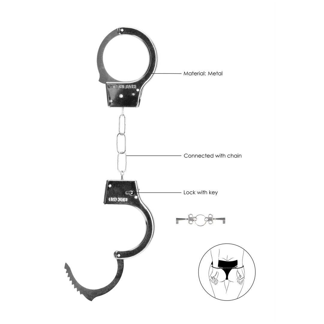 Beginner's Handcuffs - EroticToyzProducten,Toys,Fetish,Boeien,Handboeien,,GeslachtsneutraalOuch! by Shots