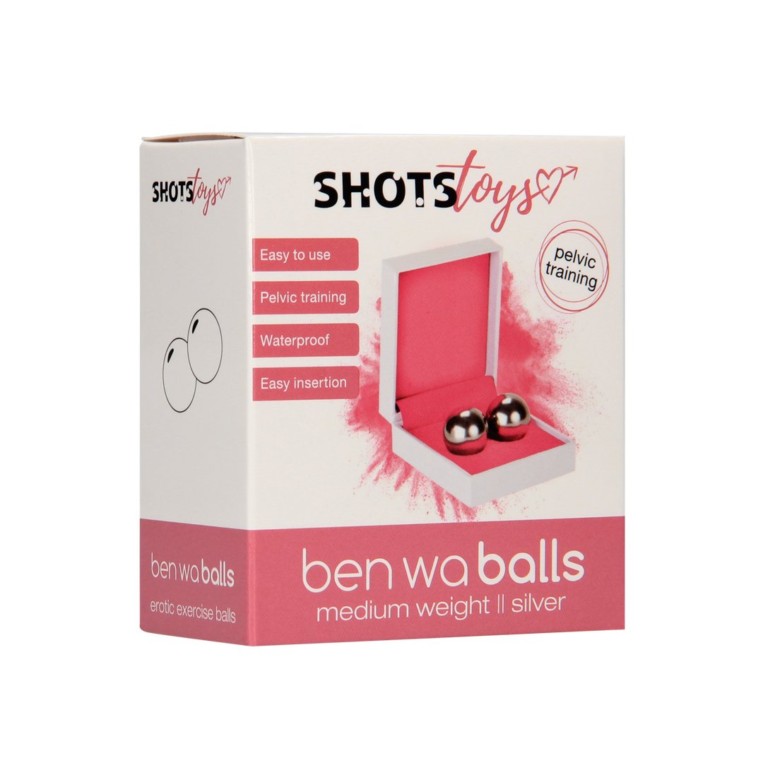 Ben Wa Balls with Medium Weight - EroticToyzProducten,Toys,Sexuele Training,Vaginale ballen Ben Wa - ballen,,VrouwelijkShots Toys by Shots