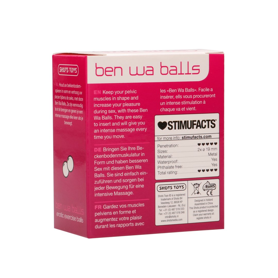 Ben Wa Balls - EroticToyzProducten,Toys,Sexuele Training,Vaginale ballen Ben Wa - ballen,,VrouwelijkShots Toys by Shots