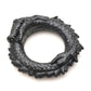 'Black Caiman Silicone Cock Ring - Zwart' - EroticToyzCockringenXR Brands