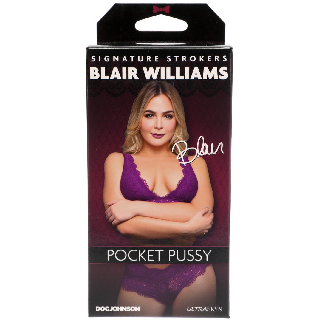 Blair Williams - ULTRASKYN Pocket Pussy Masturbator - EroticToyzProducten,Toys,Toys voor Mannen,Masturbators Strokers,Handmatige Masturbator,Vagina Masturbator,,GeslachtsneutraalDoc Johnson