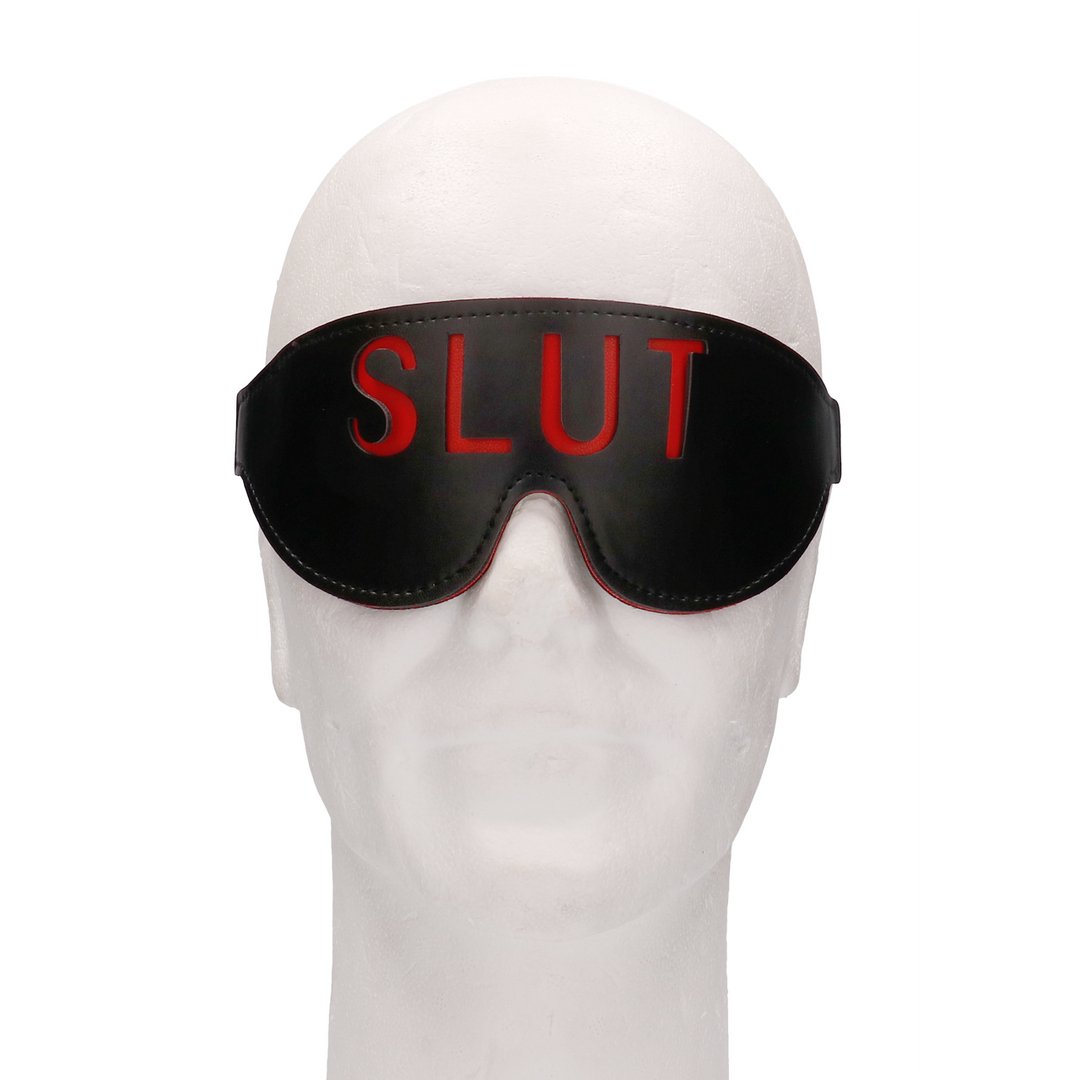 Blindfold SLUT - EroticToyzProducten,Toys,Fetish,Maskers,Oogmasker,,Ouch! by Shots