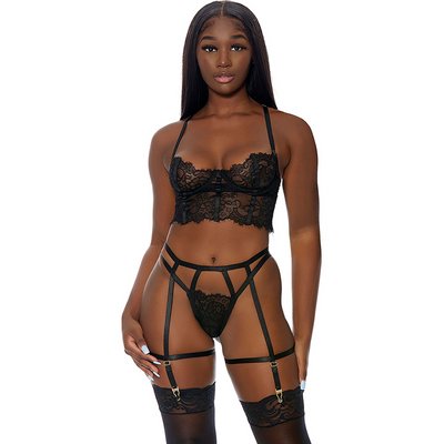 Blooming Beauty - Lingerie Set - M - EroticToyzProducten,Lingerie,Lingerie voor Haar,2 - Delige Set,Outlet,,VrouwelijkForplay