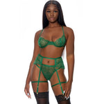 Blooming Season - Lingerie Set - M - EroticToyzProducten,Lingerie,Lingerie voor Haar,3 - Delige Set,Outlet,,VrouwelijkForplay