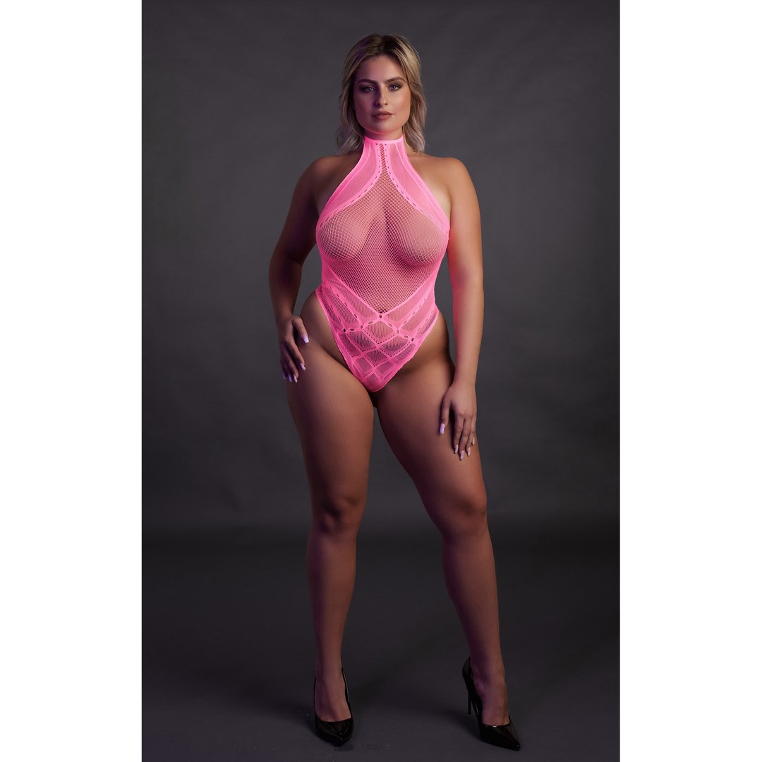 Body with Halter Neck - EroticToyzProducten,Lingerie,Lingerie voor Haar,Bodysuits Teddies,,Ouch! by Shots