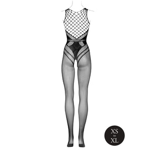 Bodystocking with Accentuated Lines - OS - Black - EroticToyzProducten,Lingerie,Lingerie voor Haar,Bodystockings,,Le Désir by Shots