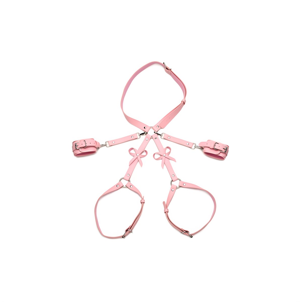 Bondage Harness with Bows - L - Pink - EroticToyzProducten,Toys,Fetish,Harnassen,Restraints,Nieuwe Producten,,GeslachtsneutraalXR Brands