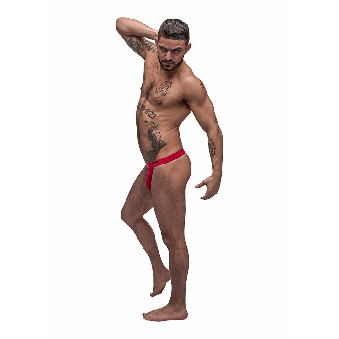 Bong Thong - M - Red - EroticToyzProducten,Lingerie,Lingerie voor Hem,Strings,,MannelijkMale Power