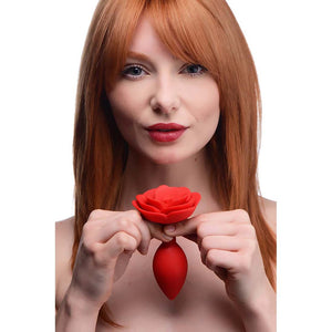 Booty Bloom - Silicone Rose Anal Plug - Red - EroticToyzProducten,Toys,Anaal Toys,Buttplugs Anale Dildo's,Buttplugs Anale Dildo's Niet Vibrerend,,GeslachtsneutraalXR Brands