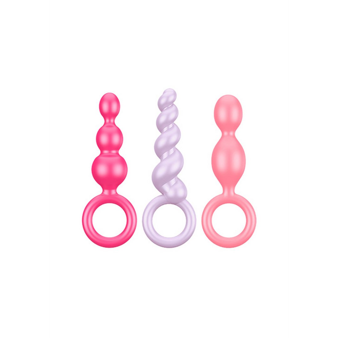 Booty Call - Butt Plug Set - EroticToyzProducten,Toys,Anaal Toys,Buttplugs Anale Dildo's,Buttplugs Anale Dildo's Niet Vibrerend,,GeslachtsneutraalSatisfyer