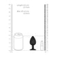 Buttplug Met Schudbal - 9,5 cm - EroticToyzButtplugs Anale Dildo's Niet VibrerendSono by Shots