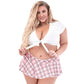 Campus Crush - 2XL - Plaid - EroticToyzProducten,Lingerie,Lingerie voor Haar,Queen size,Rollenspel Kostuums,Kostuums,,VrouwelijkMagic Silk