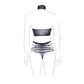 Carpo XLVI - Two Piece with Turtleneck, Crop Top and Pantie - Plus Size - EroticToyzProducten,Lingerie,Lingerie voor Haar,2 - Delige Set,Queen size,Strings en Slipjes,Topjes,,VrouwelijkLe Désir by Shots