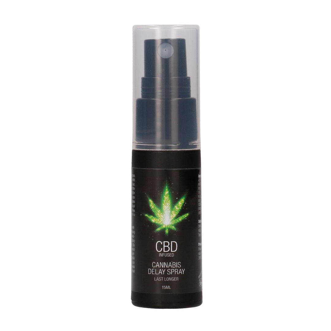 CBD Cannabis Delay Spray - 15 ml - EroticToyzProducten,Veilige Seks, Verzorging Hulp,Stimulerende Middelen,Overige producten,Vertragingsproducten,,GeslachtsneutraalPharmquests by Shots