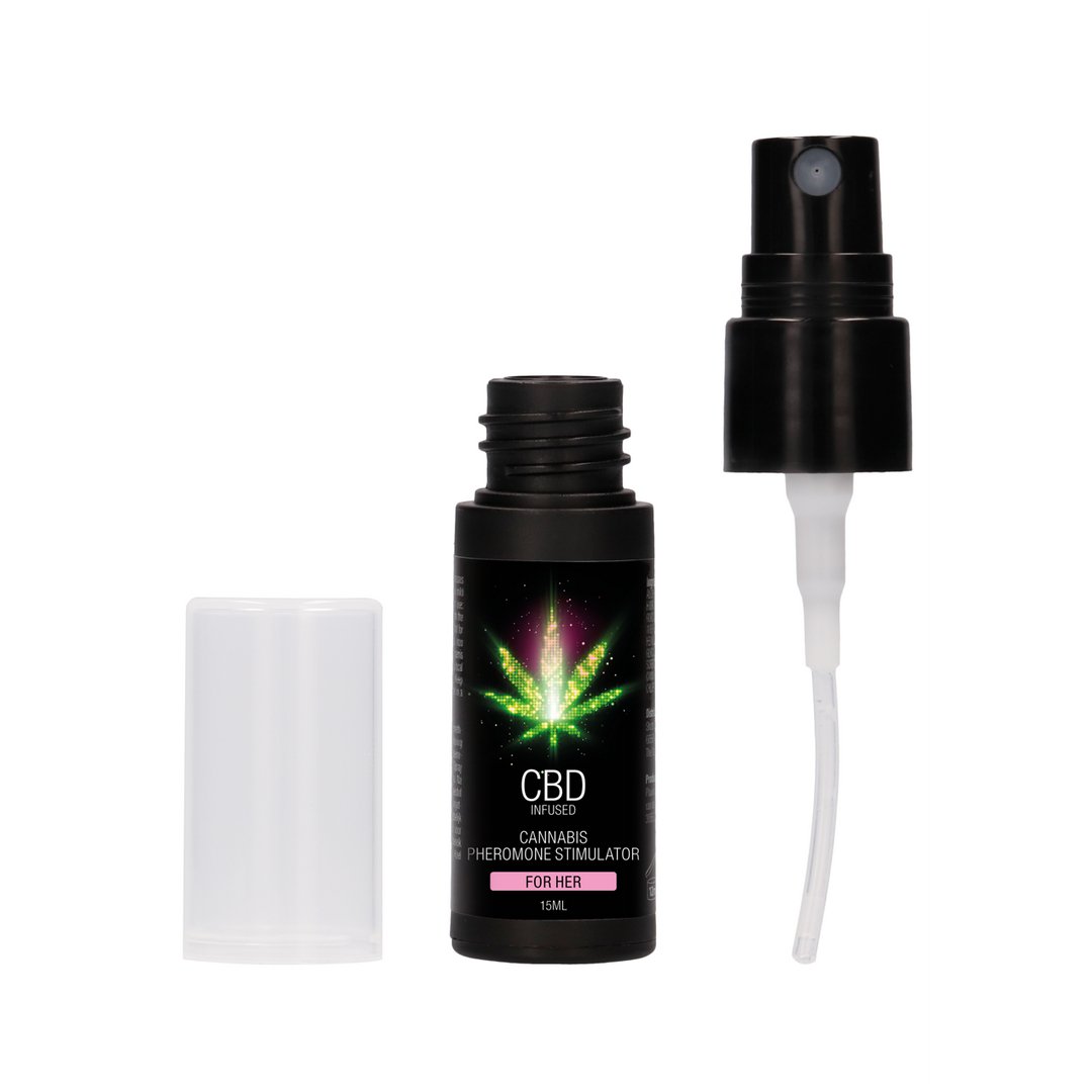 CBD Cannabis Pheromone Stimulator For Her - 15 ml - EroticToyzProducten,Veilige Seks, Verzorging Hulp,Stimulerende Middelen,Feromonen,,VrouwelijkPharmquests by Shots