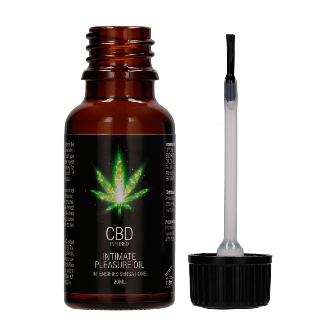 CBD Intimate Pleasure Oil - 20 ml - EroticToyzProducten,Veilige Seks, Verzorging Hulp,Stimulerende Middelen,Stimulerende Lotions en Gels,,GeslachtsneutraalPharmquests by Shots