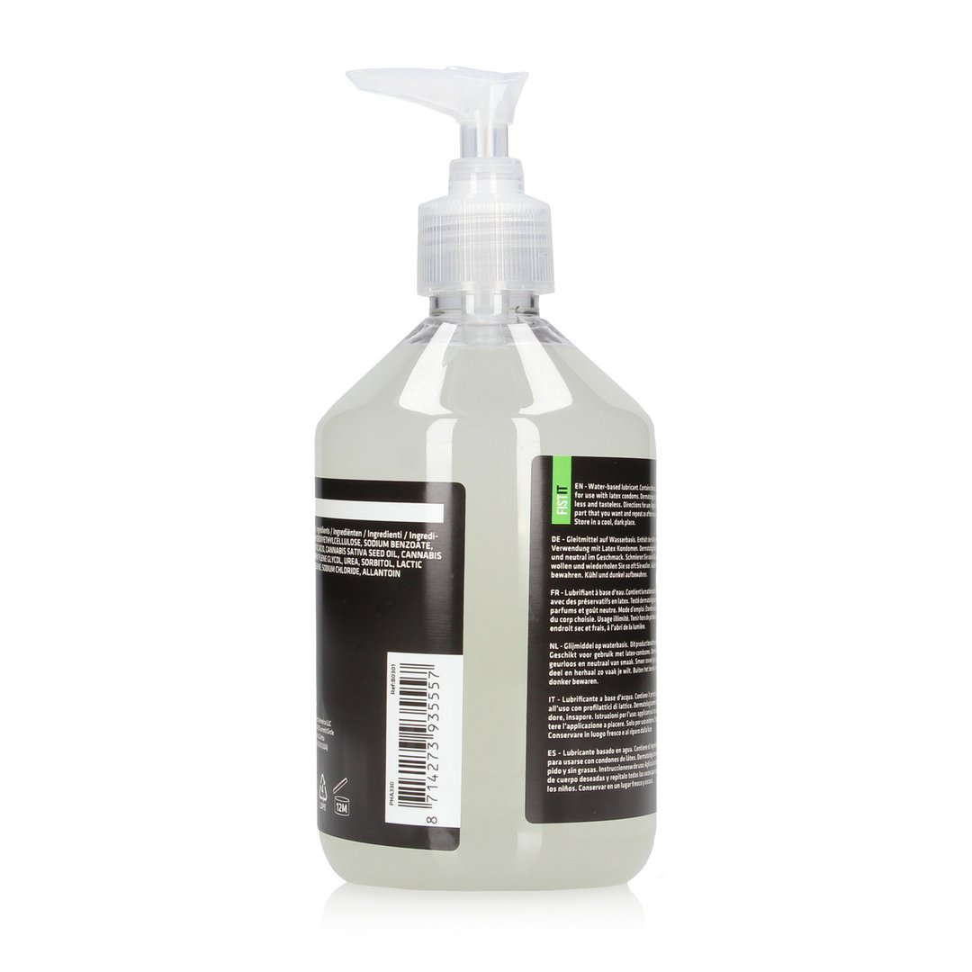 CBD Lubricant - 500 ml - Pump - EroticToyzProducten,Veilige Seks, Verzorging Hulp,Glijmiddelen,Andere Glijmiddelen,Fisting Glijmiddelen,,Fist It by Shots