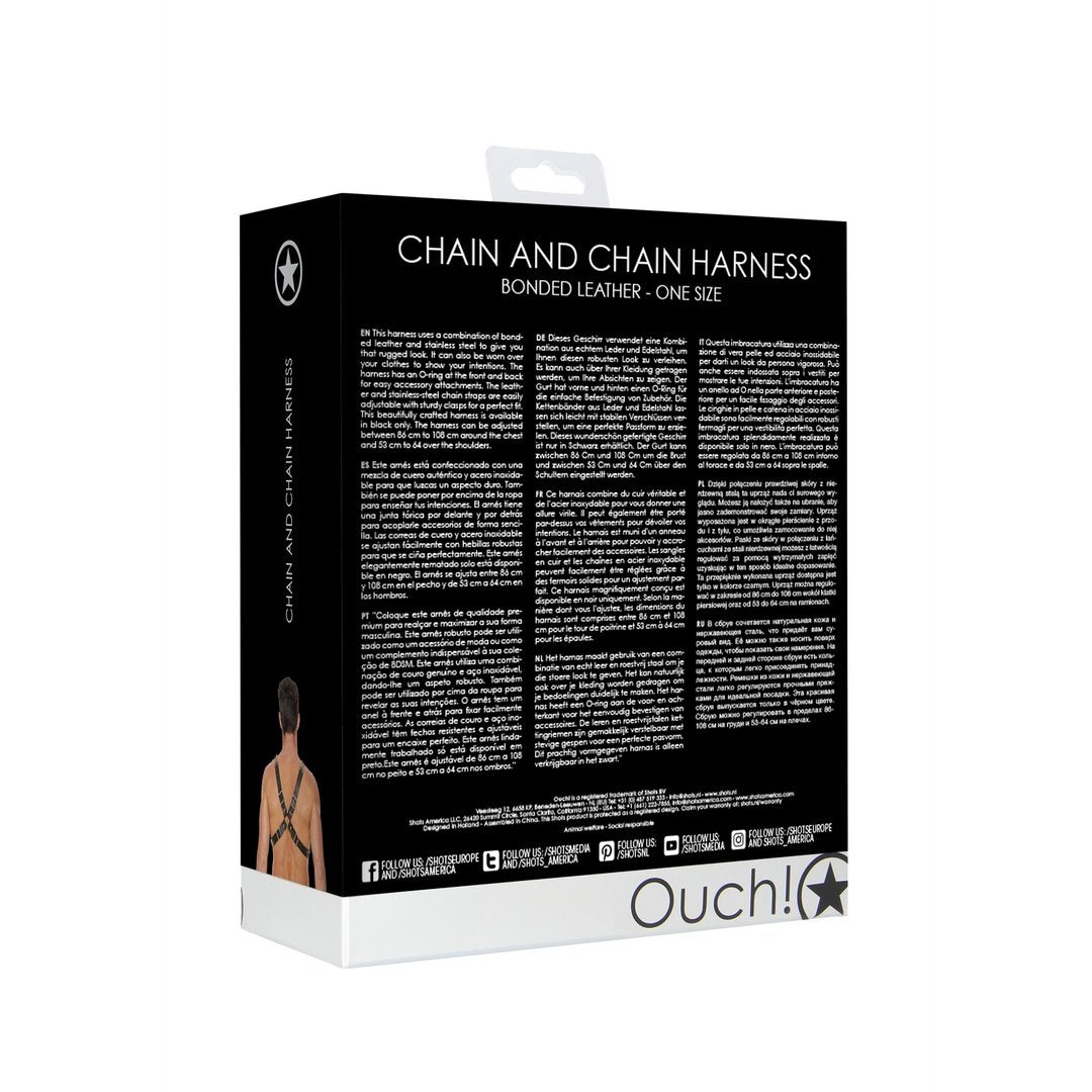Chain and Chain Harness - EroticToyzProducten,Toys,Fetish,Harnassen,,GeslachtsneutraalOuch! by Shots