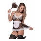 Chamber Maid - XL - Black - EroticToyzProducten,Lingerie,Rollenspel Kostuums,Kostuums,,VrouwelijkMagic Silk