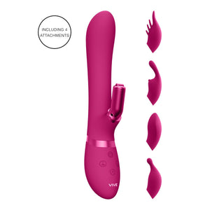 Chou - G - Spot Rabbit Clitoral Stimulator - Pink - EroticToyzProducten,Toys,Vibrators,Rabbit Vibrators,,VrouwelijkVIVE by Shots
