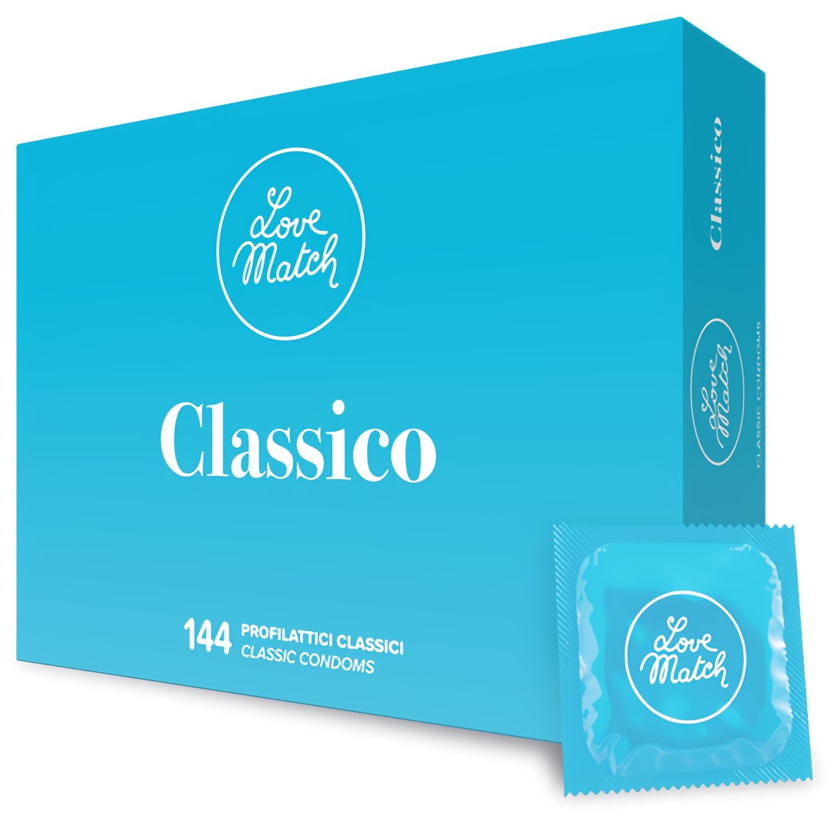 Classico - Condoms - 144 Pieces - EroticToyzProducten,Veilige Seks, Verzorging Hulp,Veilige Seks,Condooms voor Mannen,,MannelijkLove Match