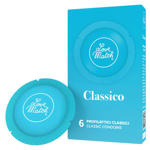 Classico - Condoms - 6 Pieces - EroticToyzProducten,Veilige Seks, Verzorging Hulp,Veilige Seks,Condooms voor Mannen,,MannelijkLove Match