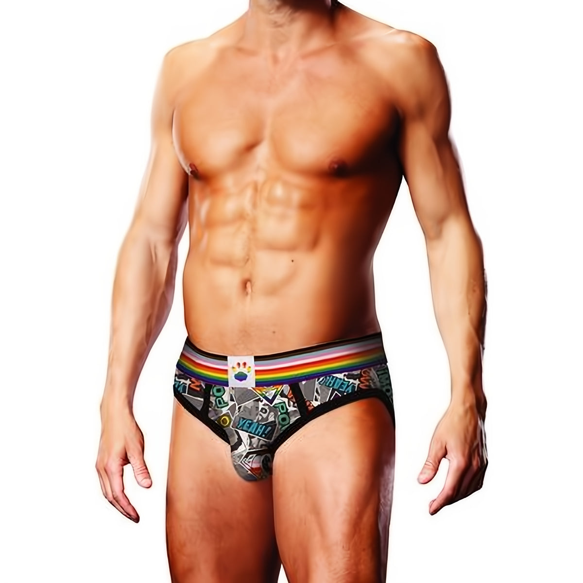 Comic Book Brief - XL - EroticToyzProducten,Lingerie,Lingerie voor Hem,Briefs,,MannelijkProwler