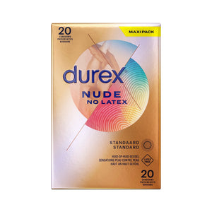Condoms Nude - Condoms without Latex - 20 Pieces - EroticToyzProducten,Veilige Seks, Verzorging Hulp,Veilige Seks,Condooms voor Mannen,,MannelijkDurex