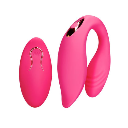 Couple Toy with Remote Control - Wild Strawberry - EroticToyzProducten,Toys,Toys voor Koppels,Duo - Vibrators,Duo - Vibrators,,Loveline by Shots