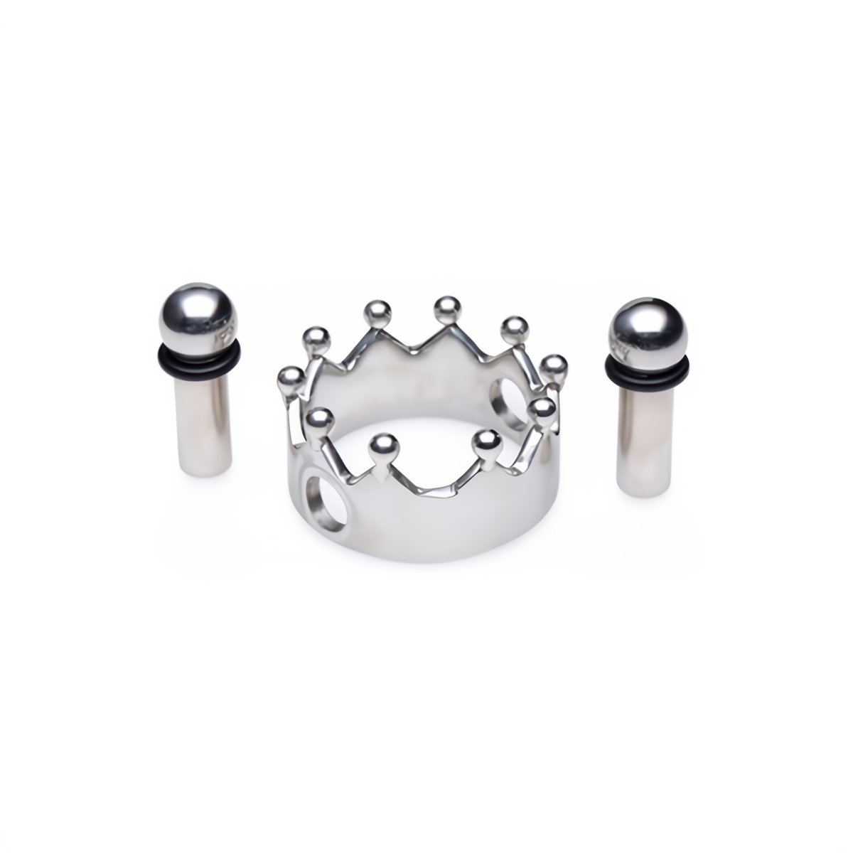 Crowned Magentic Nipple Clamps - EroticToyzProducten,Toys,Tepel Toys VacuÃ¼m Toys,Tepelklemmen,,GeslachtsneutraalXR Brands