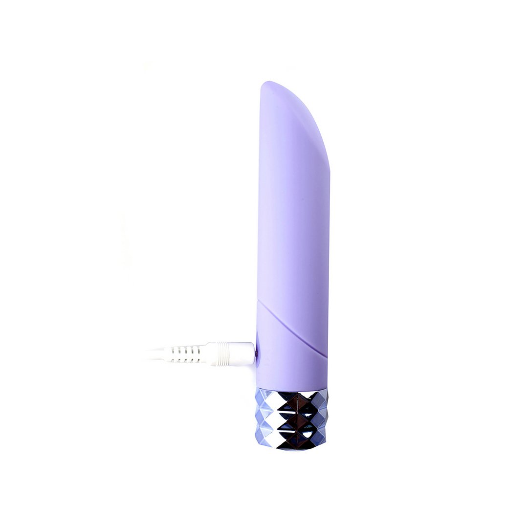 'Crystal Gems Angel Mini Bullet Vibrator - 25 Standen, Paars' - EroticToyzKogel - en MinivibratorsMaiatoys