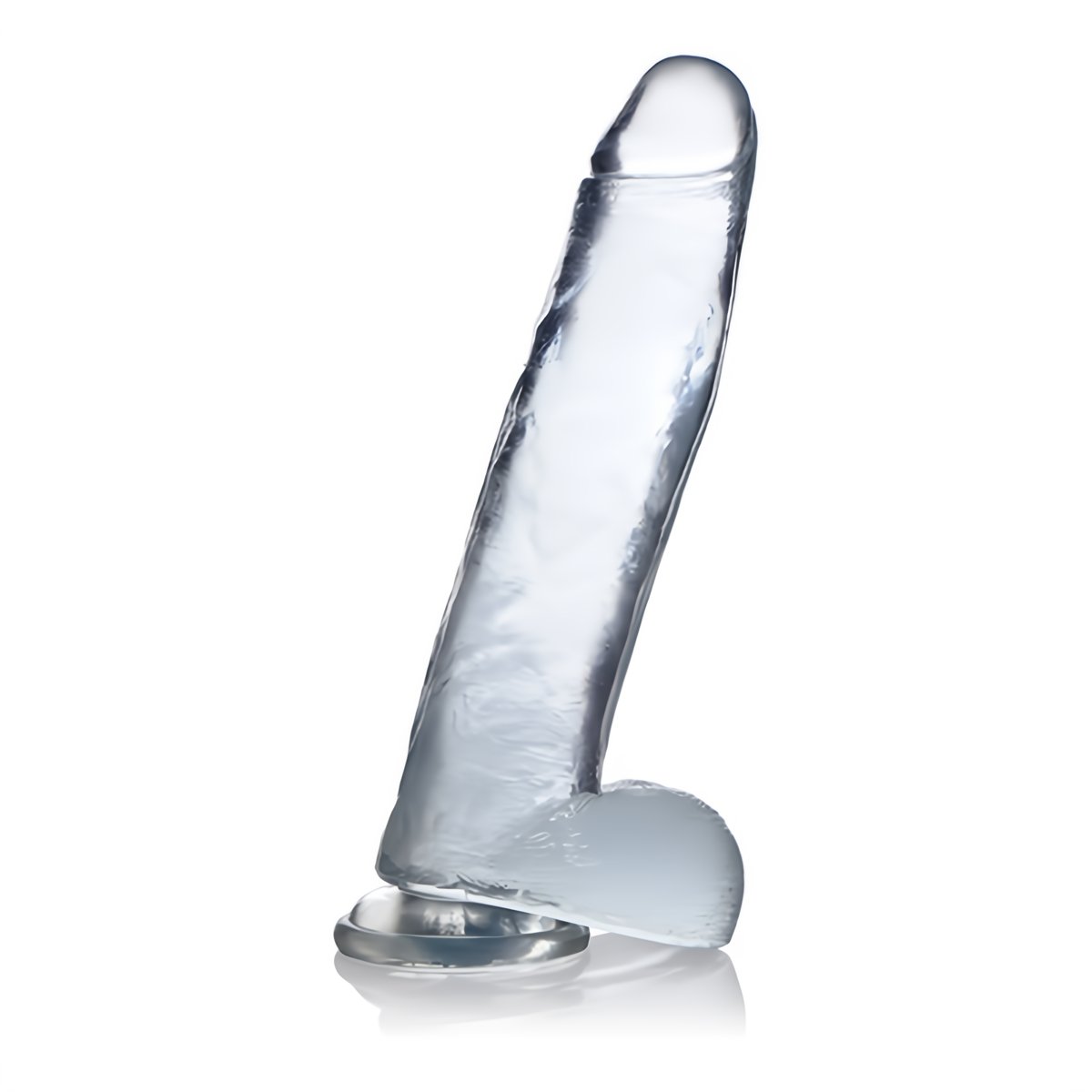 Curve Toys Dildo Met Ballen 28 cm - Helder - EroticToyzRealistische Dildo'sCurve Toys