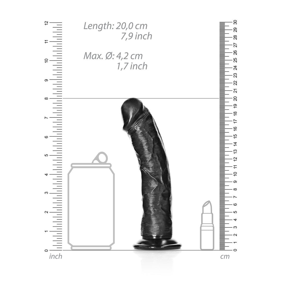 Curved Realistic Dildo with Suction Cup - 18 cm - EroticToyzProducten,Toys,Dildos,Realistische Dildo's,,GeslachtsneutraalRealRock by Shots