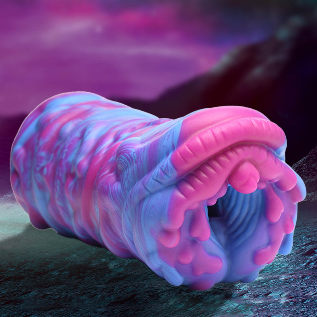 'Cyclone Alien Vagina Stroker Siliconen 10 cm - Paars' - EroticToyzVagina MasturbatorXR Brands